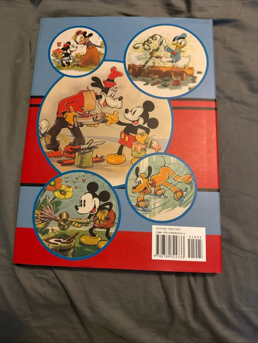 Disney Mickey Mouse Tales Book - Blue, Red, Yellow Cover